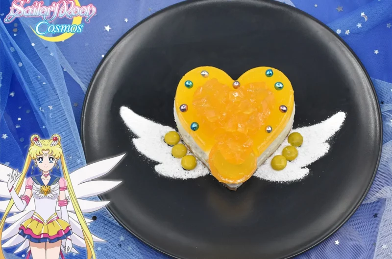 Cheesecake arancia e limone a forma di Eternal Moon Article di Sailor Moon