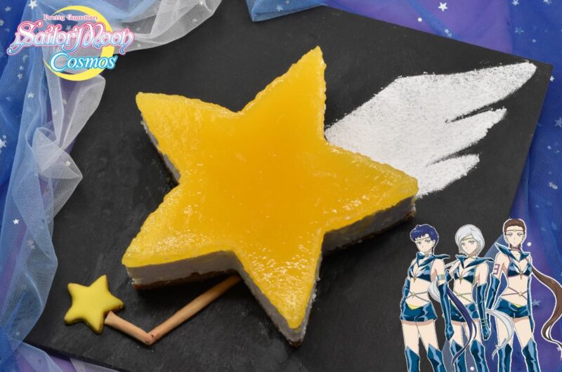 Cheesecake al limone a forma di Sailor Change Star