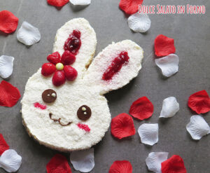 Cheesecake yogurt magro senza burro a forma di coniglietto