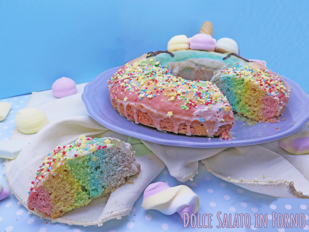 Decorazioni zucchero arcobaleno per dolci dolciando