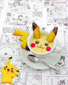 Cioccolata in tazza al limone di Pikachu