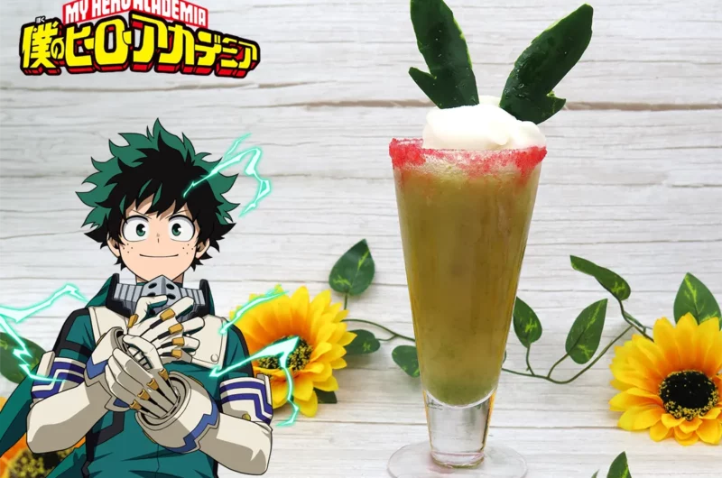 Cocktail analcolico alla mela verde, lime e menta di Deku