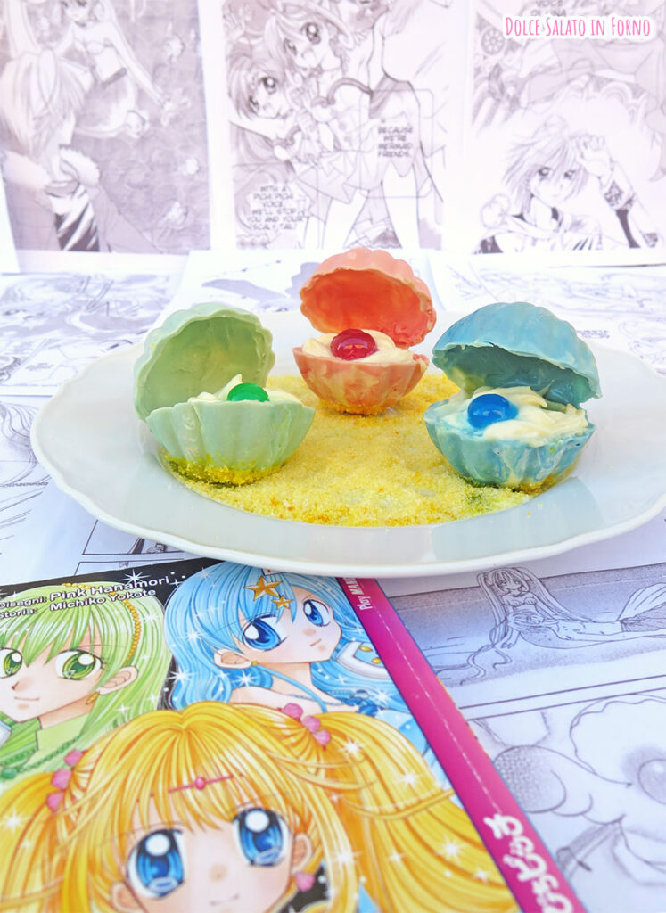 Conchiglie al cioccolato bianco di Mermaid Melody