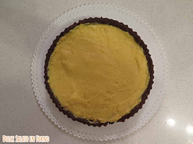 crostata arancia e cioccolato