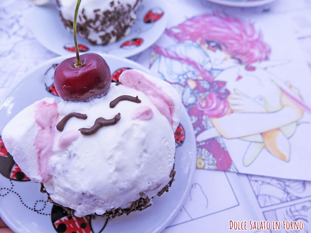 Cupcake Foresta Nera di Mokona di Rayearth