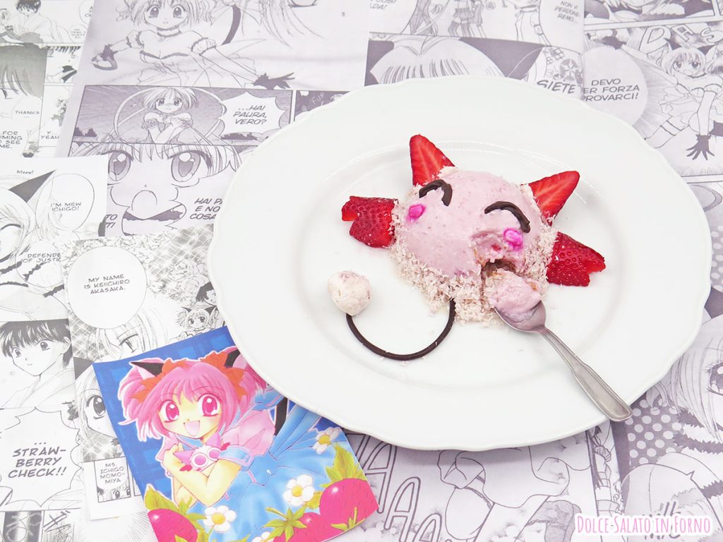 Cupola alla ricotta e fragola di Masha di Tokyo Mew Mew