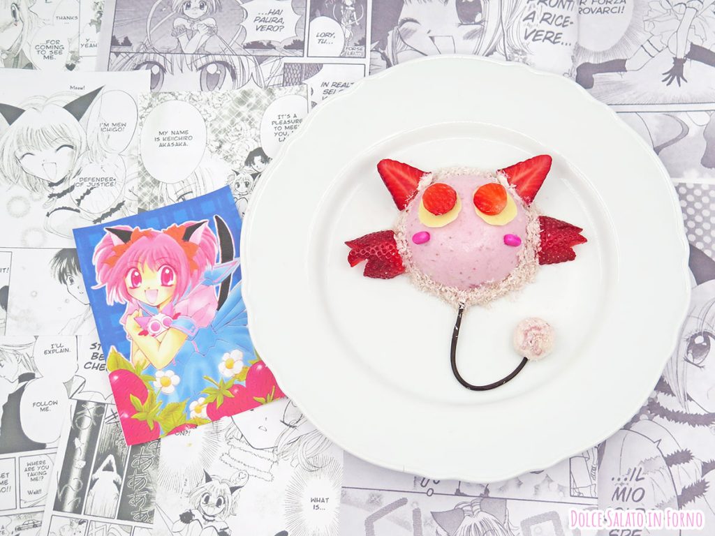 Cupoletta alla fragola e ricotta a forma di Masha di Tokyo Mew Mew