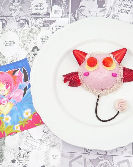 Cupoletta alla fragola e ricotta a forma di Masha di Tokyo Mew Mew