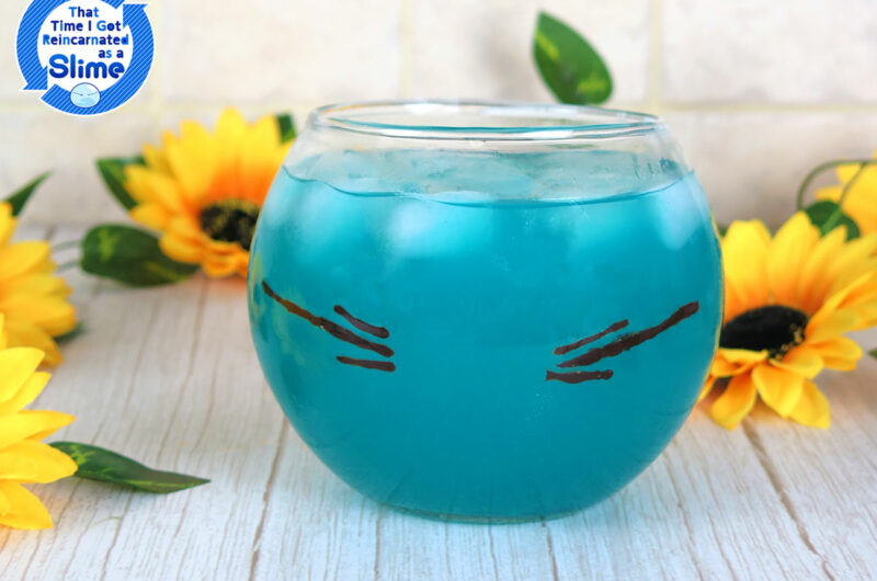 Cocktail analcolico azzurro dello slime Rimuru di Tensura