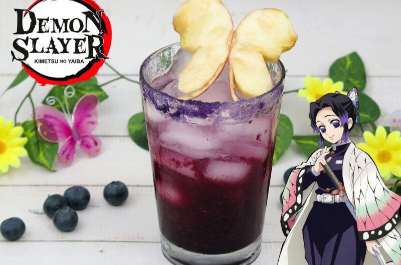 Cocktail analcolico al mirtillo di Shinobu Kocho
