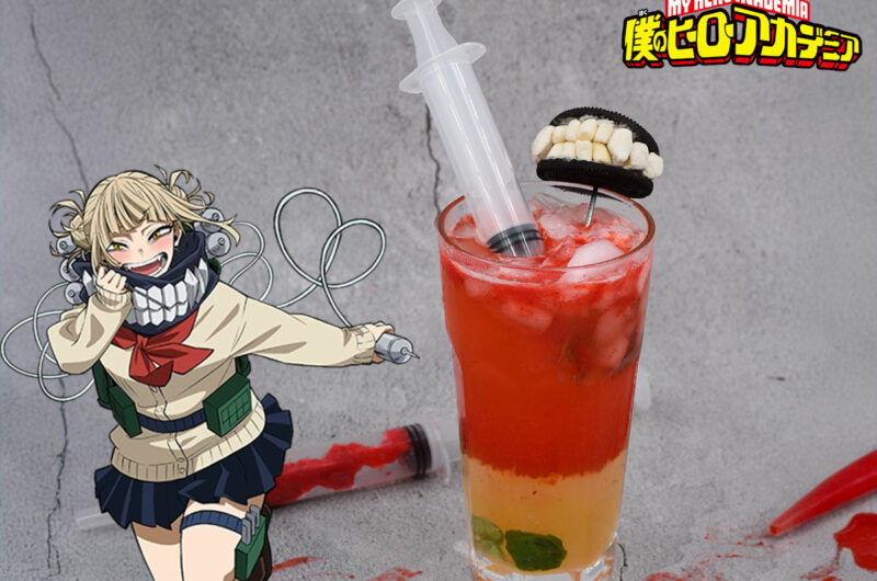 Cocktail analcolico al lime e fragola di Himiko Toga