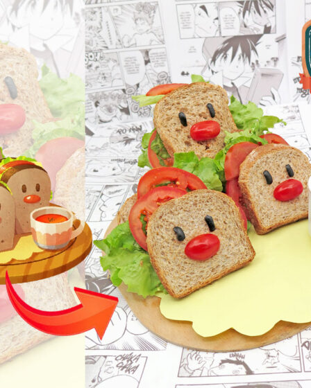 Dugtrio Sandwich Trio di Pokémon Cafè Remix