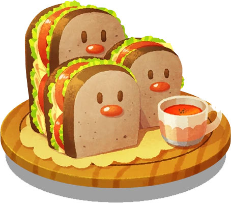 Dugtrio Sandwich Trio da Pokémon Café ReMix