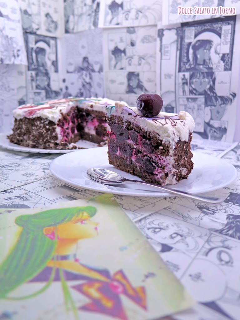 Fetta di torta foresta nera di Sailor Pluto