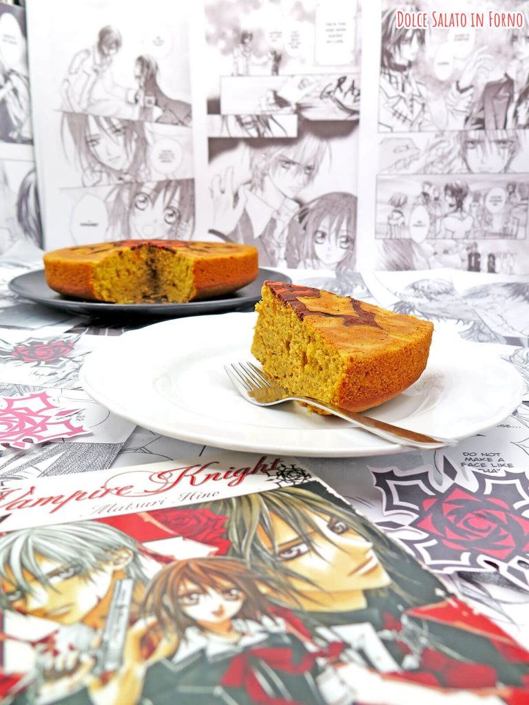 Fetta di torta morbida alla zucca di Vampire Knight