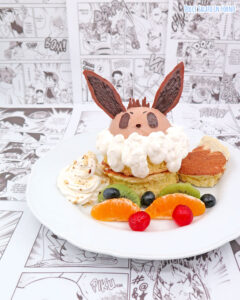 Fluffy Eevee pancakes