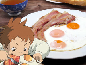 Howl's moving castle breakfast