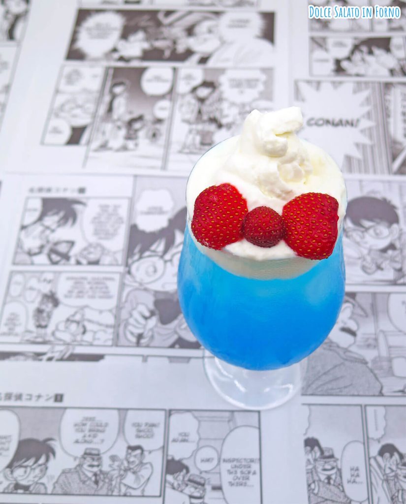 Mocktail blue lagoon analcolico di Detective Conan