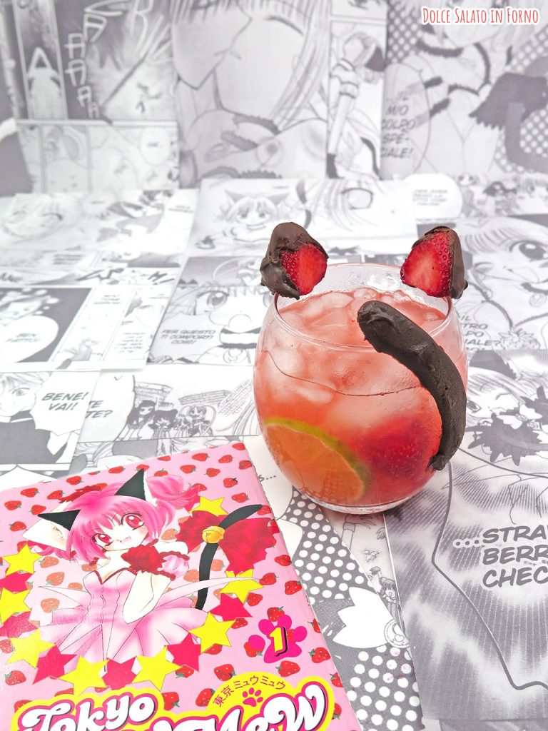 Mocktail fragole, lime, arancia di Mewberry di Tokyo Mew Mew