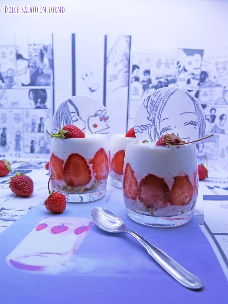 Mousse alle fragole di Nana Komatsu e Osaki