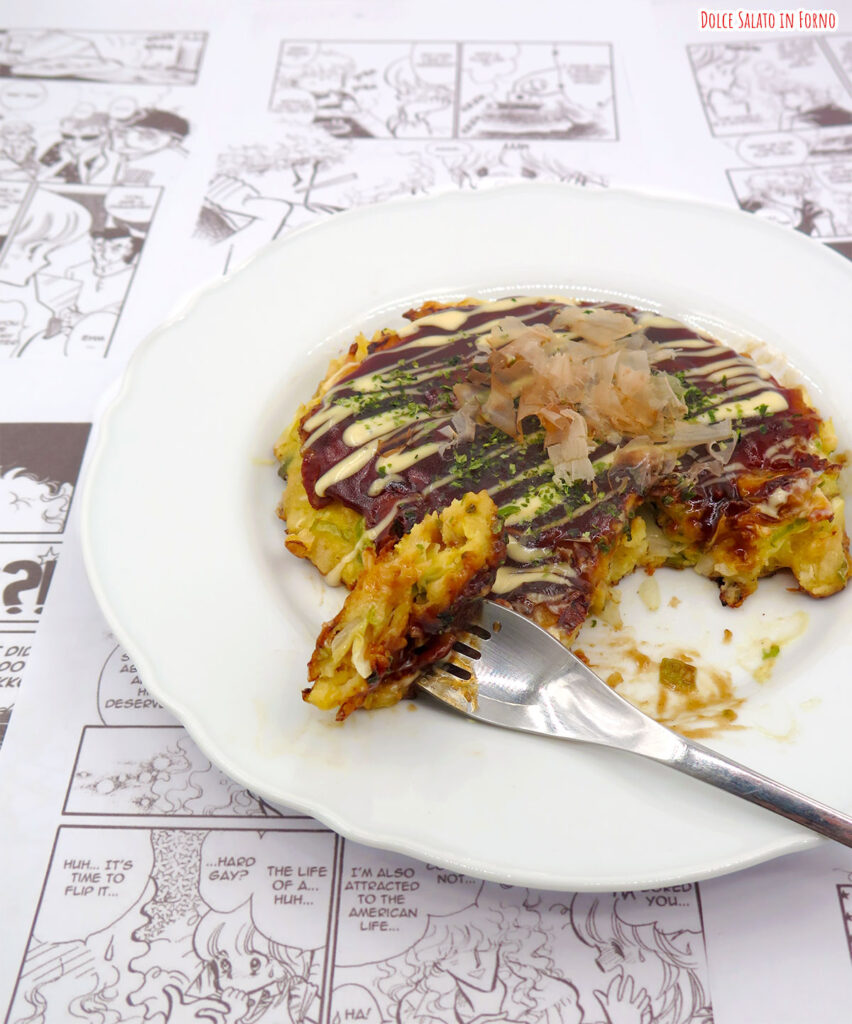 Okonomiyaki con pancetta di maiale di Kiss Me Licia