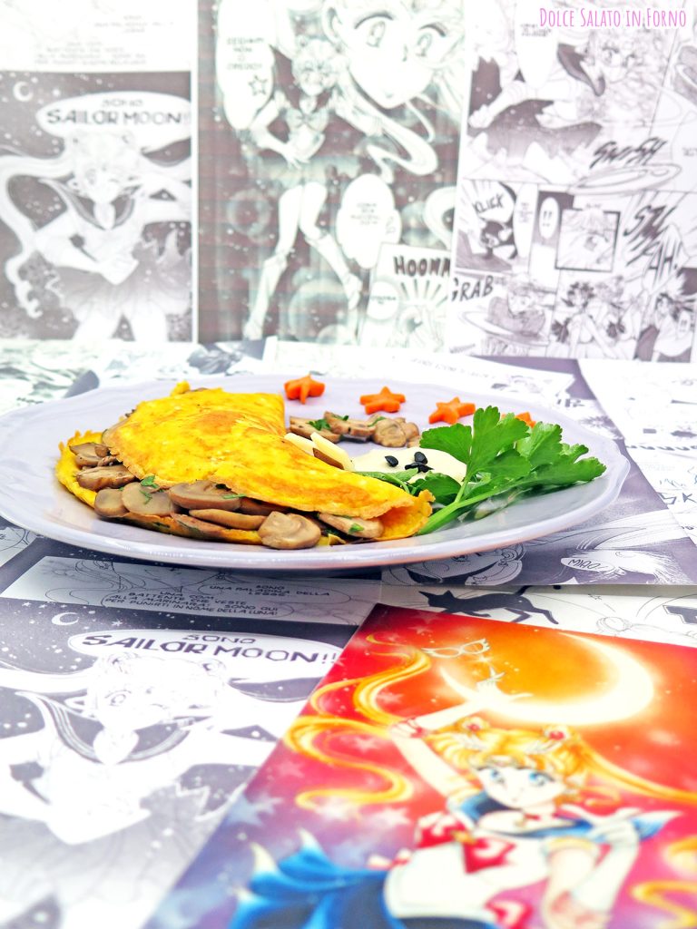 Omelette farcita ai funghi di Usagi Tsukino