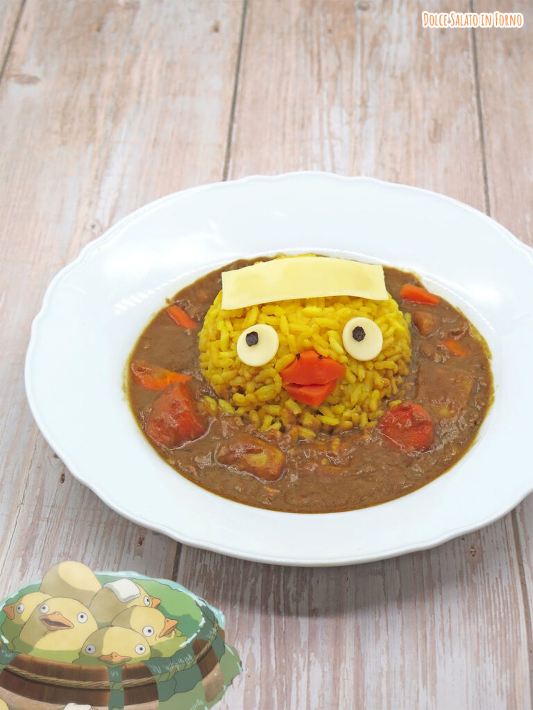 Ootori-sama riso allo zafferano e curry giapponese