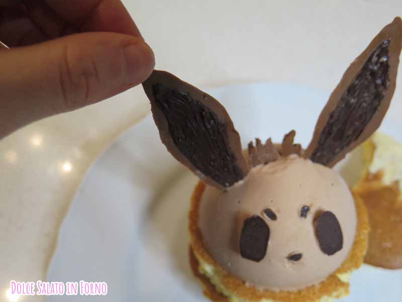 orecchie di Eevee in cioccolato