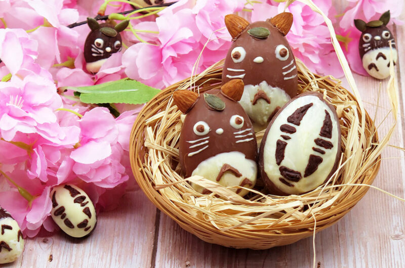 Ovetti di Pasqua al cioccolato Totoro e Kaonashi