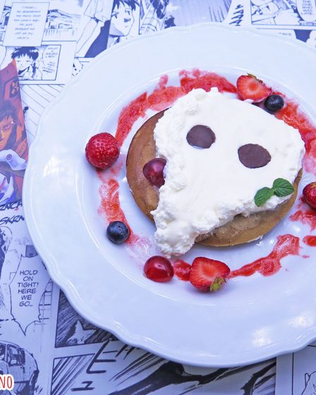 Pancake al caffè con crema latte e miele di Sachiel di Evangelion