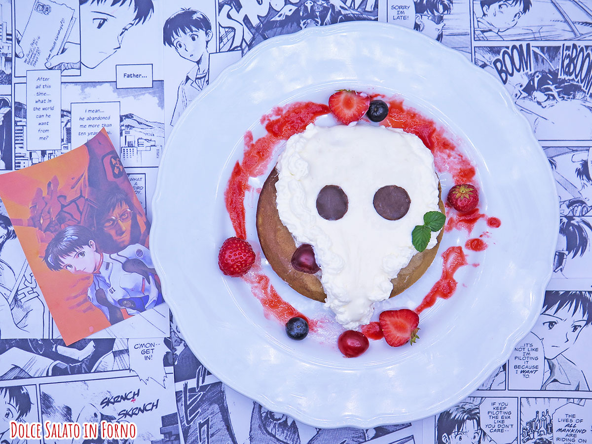 Pancake al caffè con crema latte e miele di Sachiel di Evangelion
