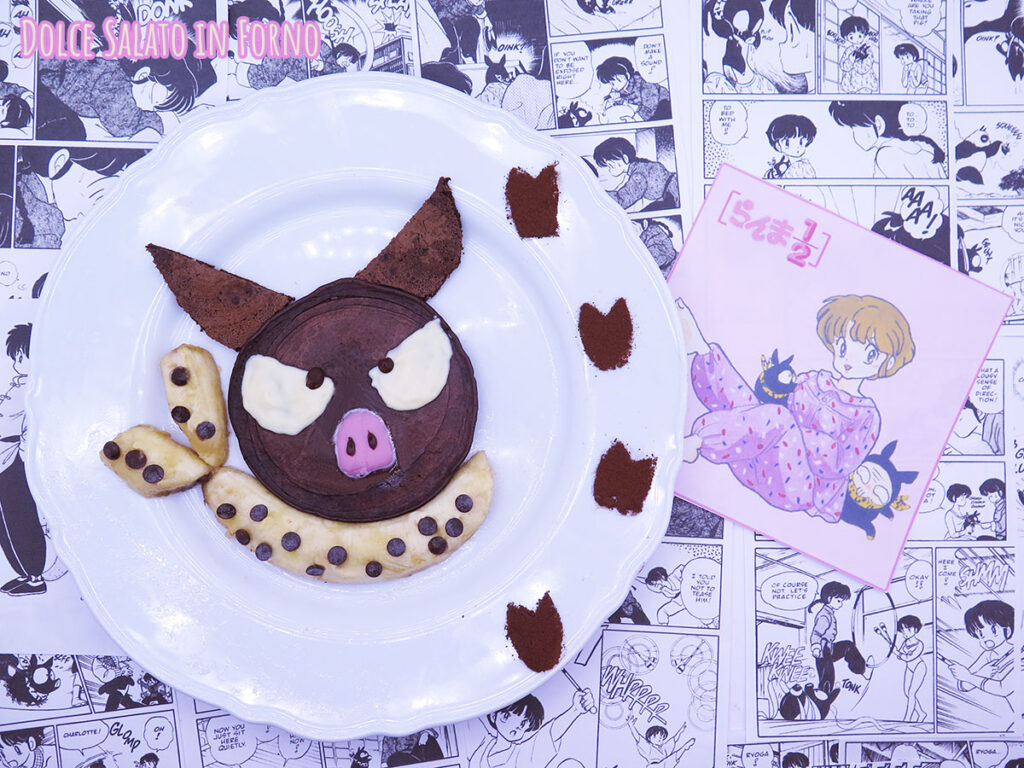 Pancake al cioccolato di P-chan di Ranma 1/2