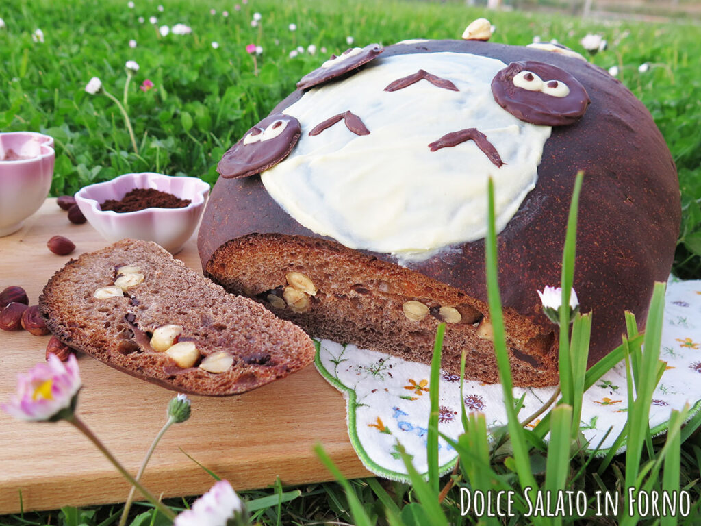 Pane cioccolato, caffè, nocciole