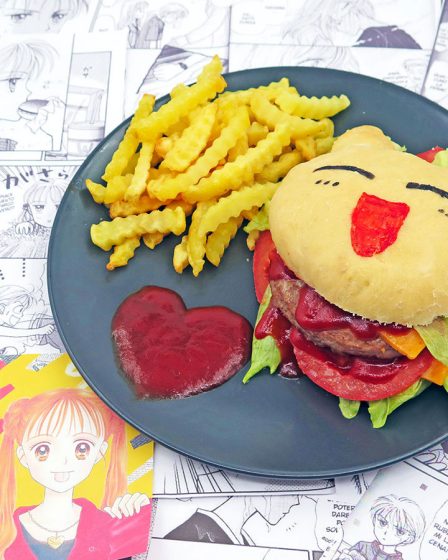 Panino hamburger a forma di Babbit di Kodocha