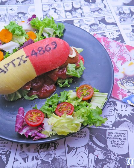 Panino da hot dog a forma di pillola APTX-4869 di Detective Conan