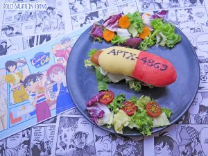 Panino da hot dog a forma di pillola APTX-4869 di Detective Conan