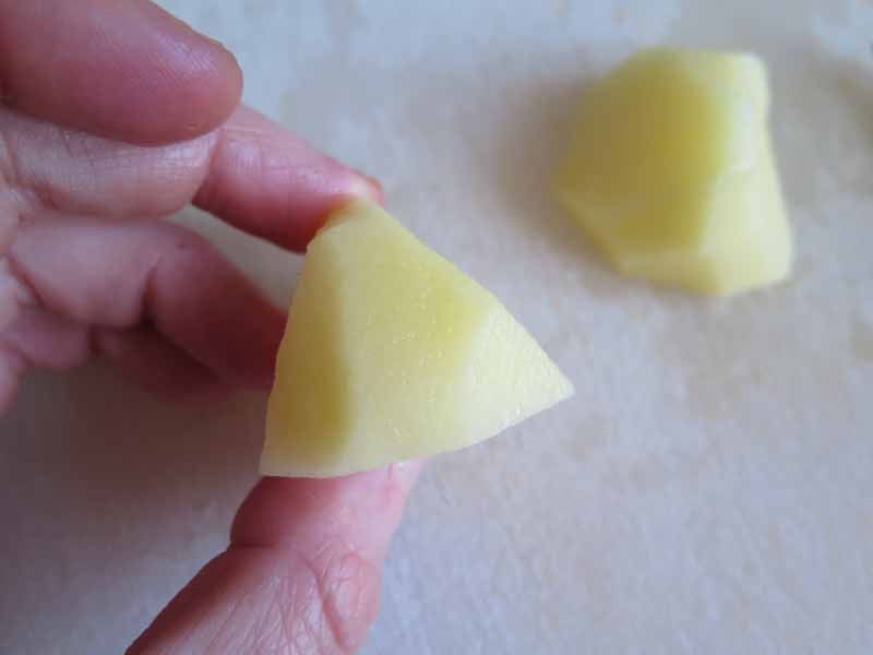 patata a forma di cornino di Lamù