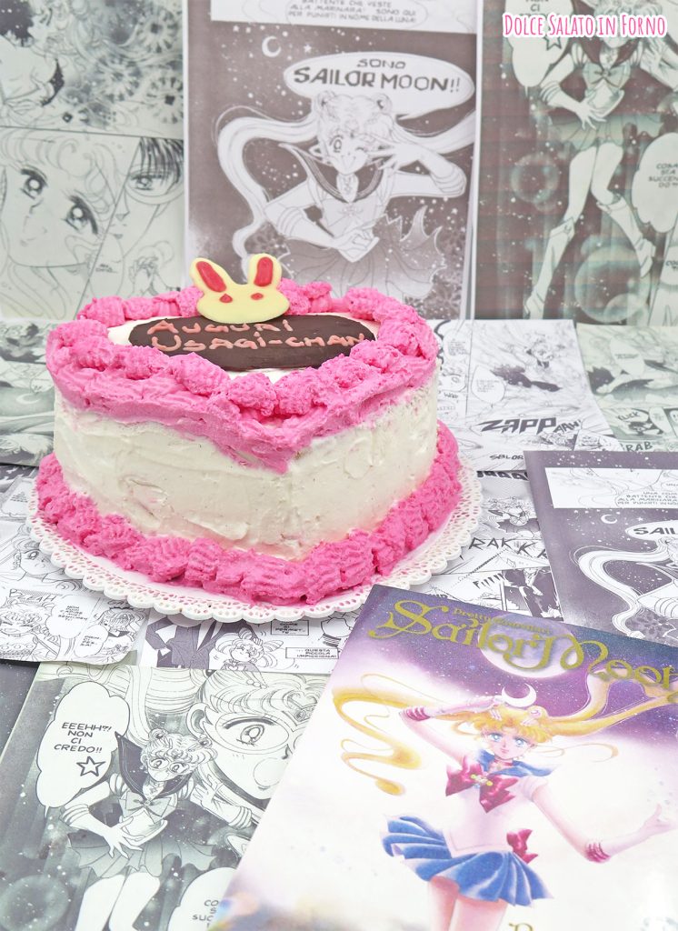 PInk velvet birthday cake di Usagi Tsukino Sailor Moon