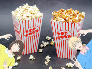 Popcorn al caramello e popcorn al sale di Mitsumi Iwakura e Sousuke Shima