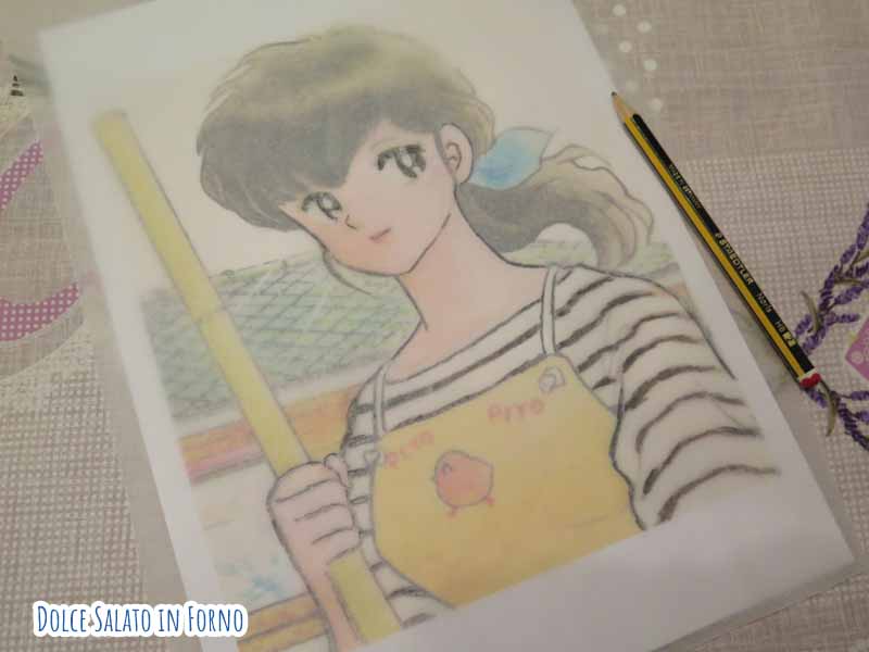 Ricalcare Kyoko Otonashi Maison Ikkoku