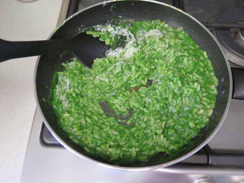 risotto agli spinaci