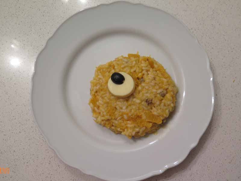 risotto zucca e salsiccia di Pochita