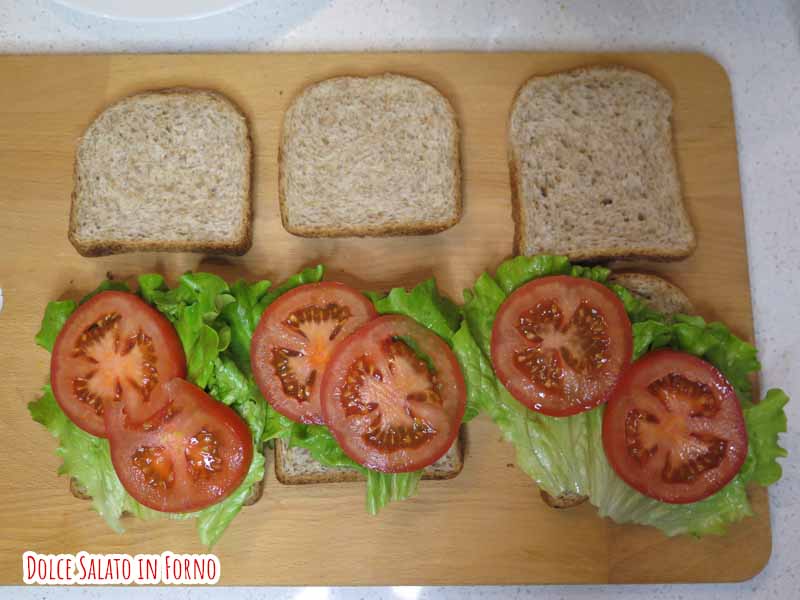 sandwich pomodoro e insalata