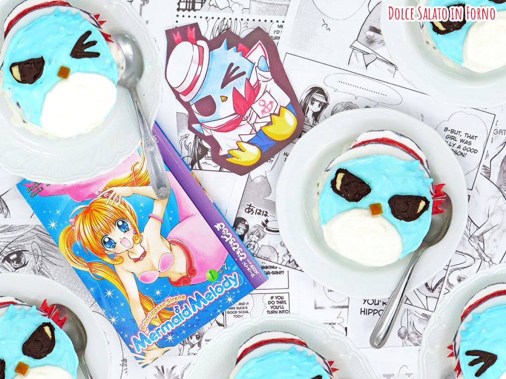 Semifreddo ricotta del pinguino Hippo di Mermaid Melody