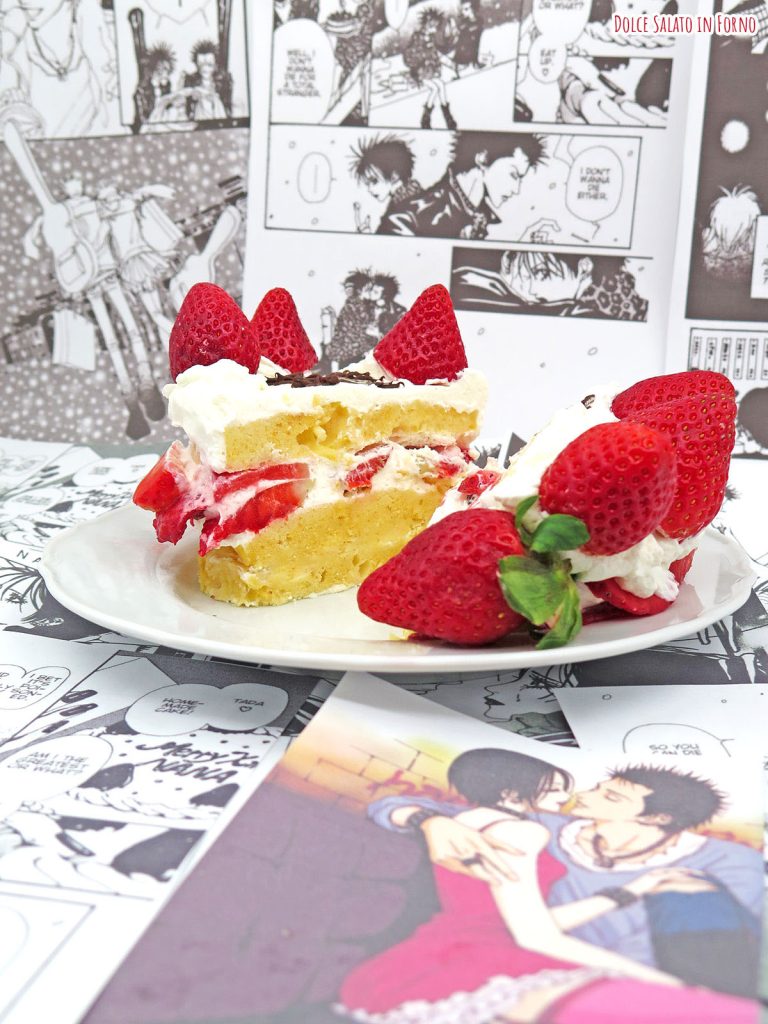 shortcake fragole giapponese in formato mugcake di Nana e Ren