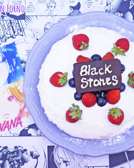Shortcake giapponese fragole mirtilli Nana Black Stones