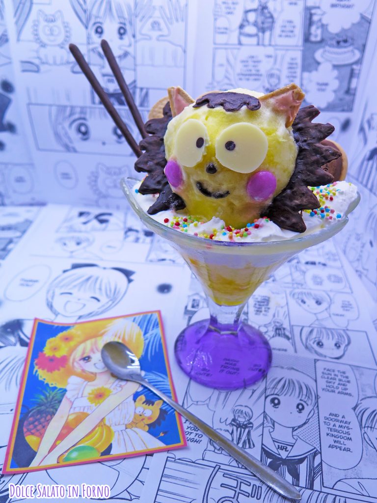 Sorbetto all'ananas a forma di Pokota di Hime-chan no ribbon