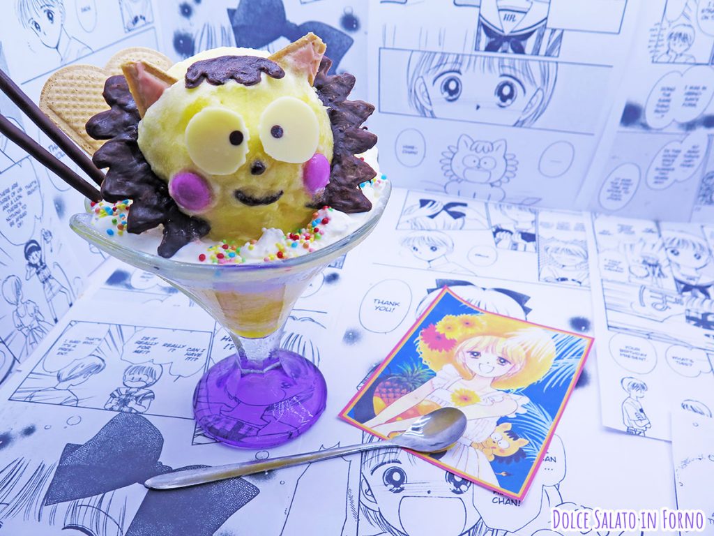 Sorbetto all'ananas a forma di Pokota di Hime-chan no ribbon