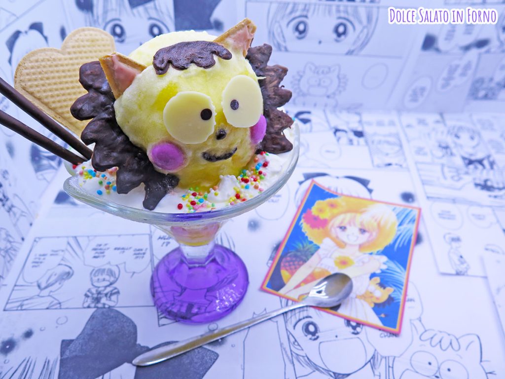 Sorbetto all'ananas a forma di Pokota di Hime-chan no ribbon