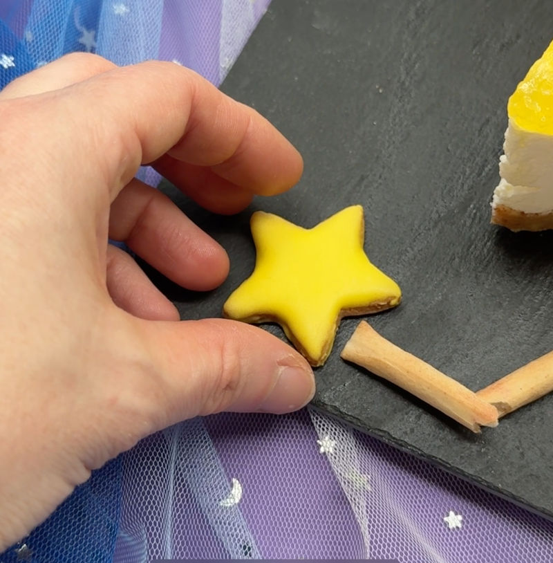 Biscotto a forma di stella microfono Sailor Starlights